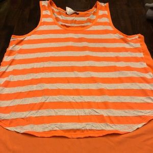 Neon orange tank